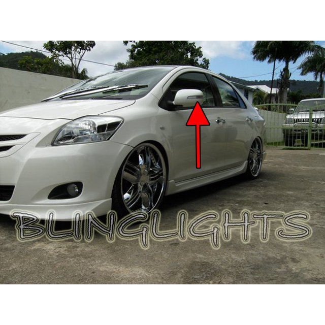 For Toyota Yaris LED Side Mirrors Turnsignals Lights Turn Signals Lamps Mirror Signalers