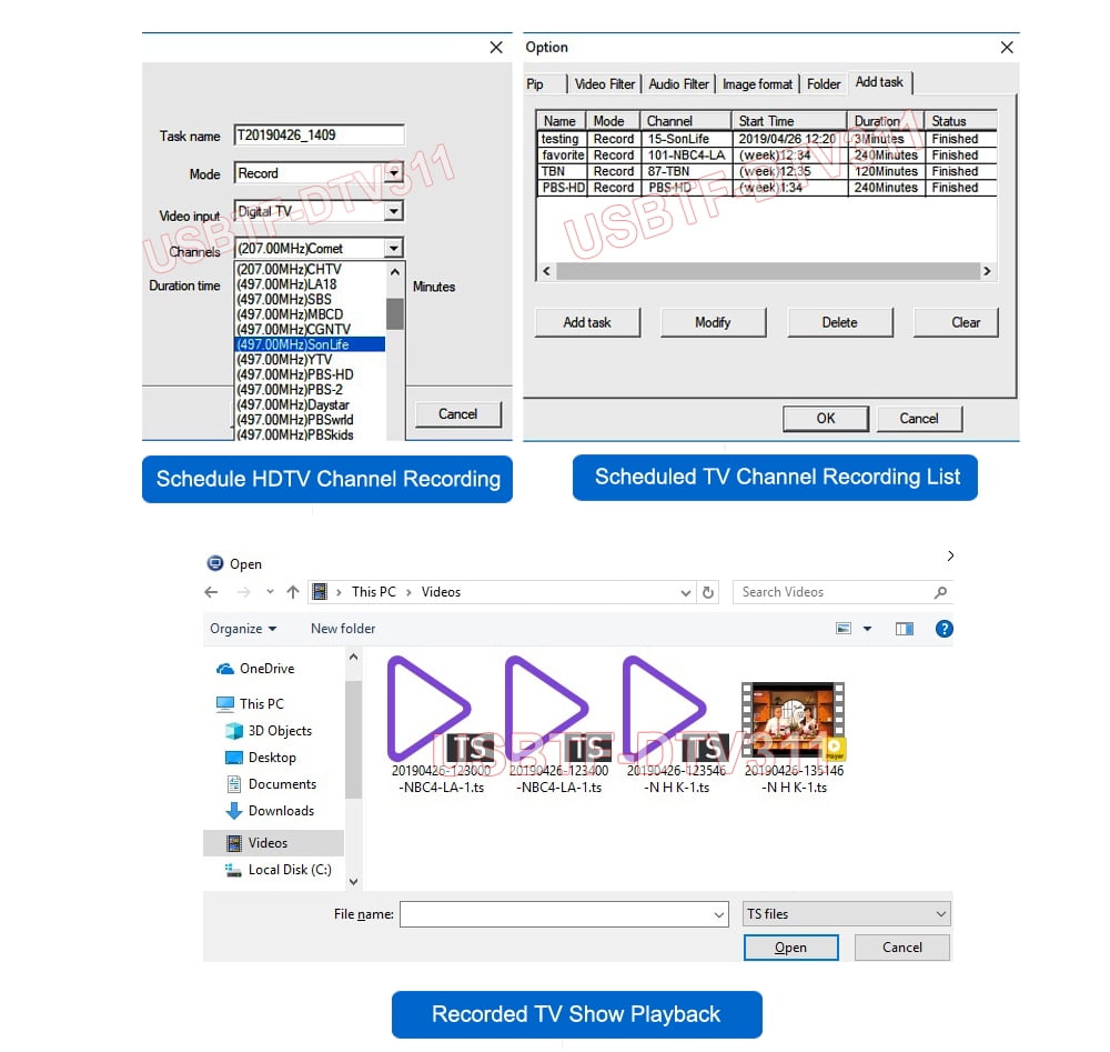 clear qam dvr