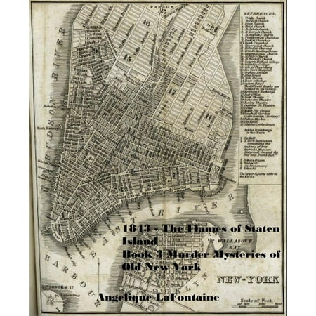 1843 - The Flames of Staten Island: Book 3 (Murder Mysteries of Old New York) - (Best Massage Staten Island)