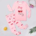 thumbnail image 2 of XDZJLR Ensembles de Tenues pour Filles, Pyjama en Tricot 2 Pcs, Shorts, Pantalons d'Été, Pjs Amples, Usage Quotidien 2-3 Ans, 2 of 4