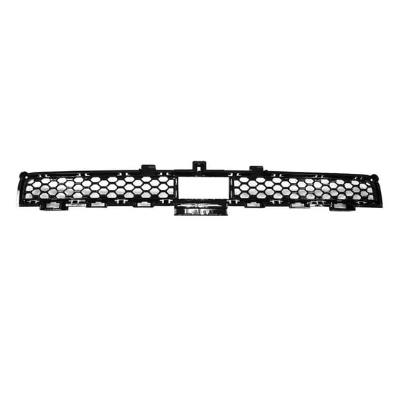 New Aftermarket  Gloss Black Front Upper Bumper Cover Grille Replaces 7CW13DX8AB fits 2021-2025 Jeep Grand Cherokee L Summit Reserve Sport Utility 4-Door