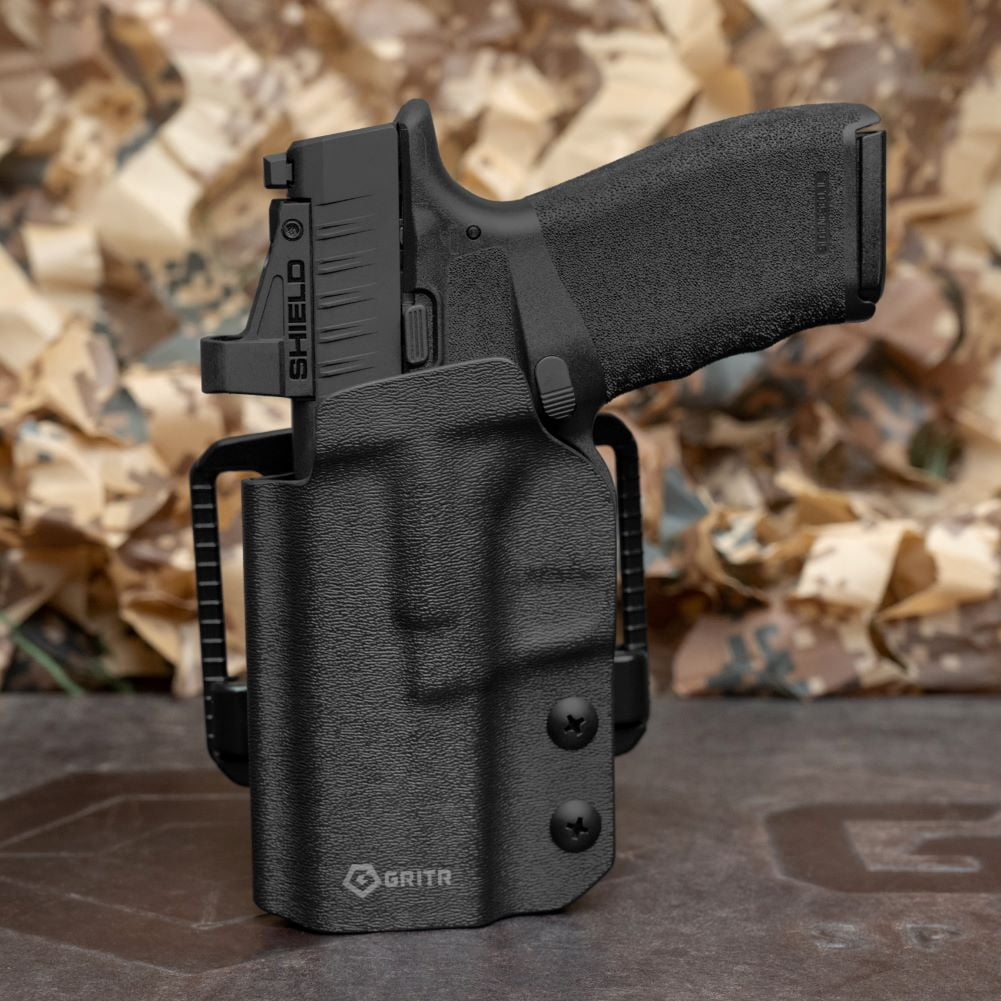 GRITR OWB Kydex Left Hand Gun Holster for Springfield Armory Hellcat
