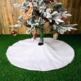 thumbnail image 2 of OAVQHLG3B Christmas Tree Skirt White Plush Tree Skirt for Merry Christmas & New Year Party Holiday Home Decorations, 2 of 6