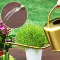 thumbnail image 2 of Decorative Copper Colored Galvanized Steel Watering Can - Easy Pour Gooseneck Spout for Indoor Watering, 2 of 4