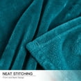thumbnail image 5 of Throw Blanket, Fuzzy & Plush Warm Fleece Blanket, Queen Size Lake Blue Blankets for Couch Beds, Washable Soft Blankets for Women, 90" x 90", 5 of 9