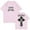 Pink, variant on Peso Pluma Exodo Cross T-shirt short sleeved pure cotton T-shirt unisex fashionable street top