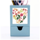 thumbnail image 1 of Dibujo Acuarela flores hojas Unbranded Tarjeta de clip de pluma gestor de suministros de oficina, 1 of 3