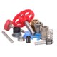 thumbnail image 5 of Kit de montaje de doble engranaje, extrusora mejorada, Kit de rueda roja, accesorios de impresora 3D para modelo Voron 2,4 0,1 1,8, 5 of 9