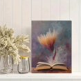 thumbnail image 2 of Qisvanset Flower from Book Canvas Art 15.75x11.81 Inches, 2 of 8