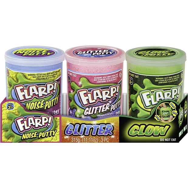 Jaru Flarp Putty Tray Assortment, 3 Pack