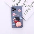 thumbnail image 2 of SZTXJ 2Pack For iPhone 13 Pro Max Three-Dimensional Creative Decompression Cell Phone Case 3D Funny Cute Soft Silicone Squeeze Crayon Shin-chan Ass St, 2 of 5
