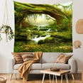 thumbnail image 4 of AUQ Wall Tapestry,Forest Dorm Decor for College Girls,Dorm Room Decor,59.06X39.37in, 4 of 4