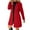 Red Coat for women, variant on jtjvou Pea Coats For Women Wool Blend Thicken Stand Collar Trench Coat Fashion A-Line Fall Winter Jackets with Pockets Black S