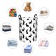thumbnail image 4 of Balery Black Rabbit Cesta de ropa redonda con asas, impermeable, independiente, para ropa, juguetes, dormitorio y familia-Medium, 4 of 6
