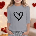 thumbnail image 2 of Tween Girls' T Shirts Short Sleeve Crewneck Graphic Tee Top Casual Blend Clothes, 2 of 4