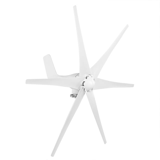 800W Small Windmill Turbines Generator, High Efficiency, 6 Blades, Easy Installation For Boats, Terraces, Cabins