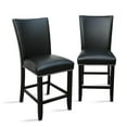 thumbnail image 2 of Camila Square Counter Height Dining Set 9pc - Black Counter Height Chairs, 2 of 4