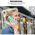 thumbnail image 6 of Phone Case for Samsung Galaxy S21 Ultra 5G Wallet Cover with Tempered Glass Screen Protector Mirror Credit Card Holder Slot Shoulder Crossbody Strap Cell S21ultra 21S S 21 21ultra G5 Women Girls Green, 6 of 13