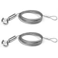 2 Pack Adjustable Picture Hanging Wire Kit, 6.5Ft X 1/16 Inches Stainless S