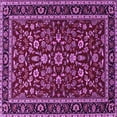 thumbnail image 1 of Ahgly Company Indoor Square Persian Purple Traditional Area Rugs, 6' Square, 1 of 4
