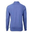 thumbnail image 3 of Men's Cutter & Buck Heather Blue Seattle Sounders FC Big & Tall Adapt Eco Knit Quarter-Zip Top, 3 of 3