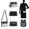 thumbnail image 4 of Tepilte 100% Faux leather Quilted Zipper Mini Shoulder Bag, MV/PK, 4 of 5