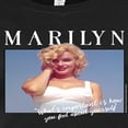 thumbnail image 3 of Marilyn Monroe - What's Important is How You Feel About Yourself - Juniors Fitted Graphic T-Shirt, 3 of 5