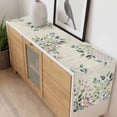 thumbnail image 4 of Eucalyptus Leaves Table Runner - 70 Inch Long, Kitchen Dining Table Runner Dresser Scarves, Farmhouse Sage Green Leaf Floral Plants Farmhouse Decor for Coffee Tables Wedding Party Banquet, 4 of 8