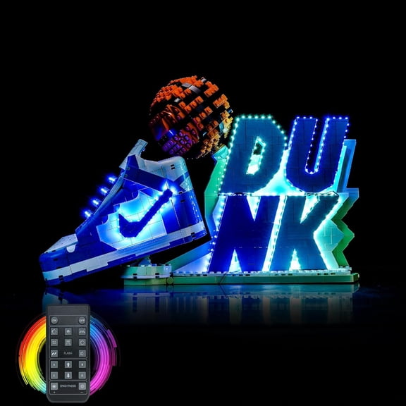 Light kit Compatible with Lego 43008 Dunk x - No Model Only Light, LED Lighting Accessories Compatible with Lego 43008 (RC Version)