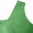 thumbnail image 6 of LNWUY Women Summer Casual Cotton Linen Dress Sleeveless A Line Long Sundress V Neck Flowy Maxi Tunic Tank Dresses Side Pockets Green M, 6 of 7