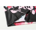 thumbnail image 6 of SSLR Women's T-Shirts Printed Short Sleeve Cold Shoulder Tops, 6 of 6