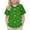 A, variant on ZOYOEN Boys St Patricks Day Button Down Shirts- Lucky Lapel Casual Short Sleeve Kids Irish Clothes Green Size 8