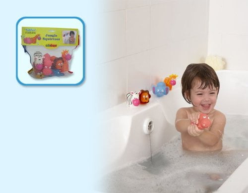 Bath Games - Edushape - Jungle Squirtees 6 Pc 862006