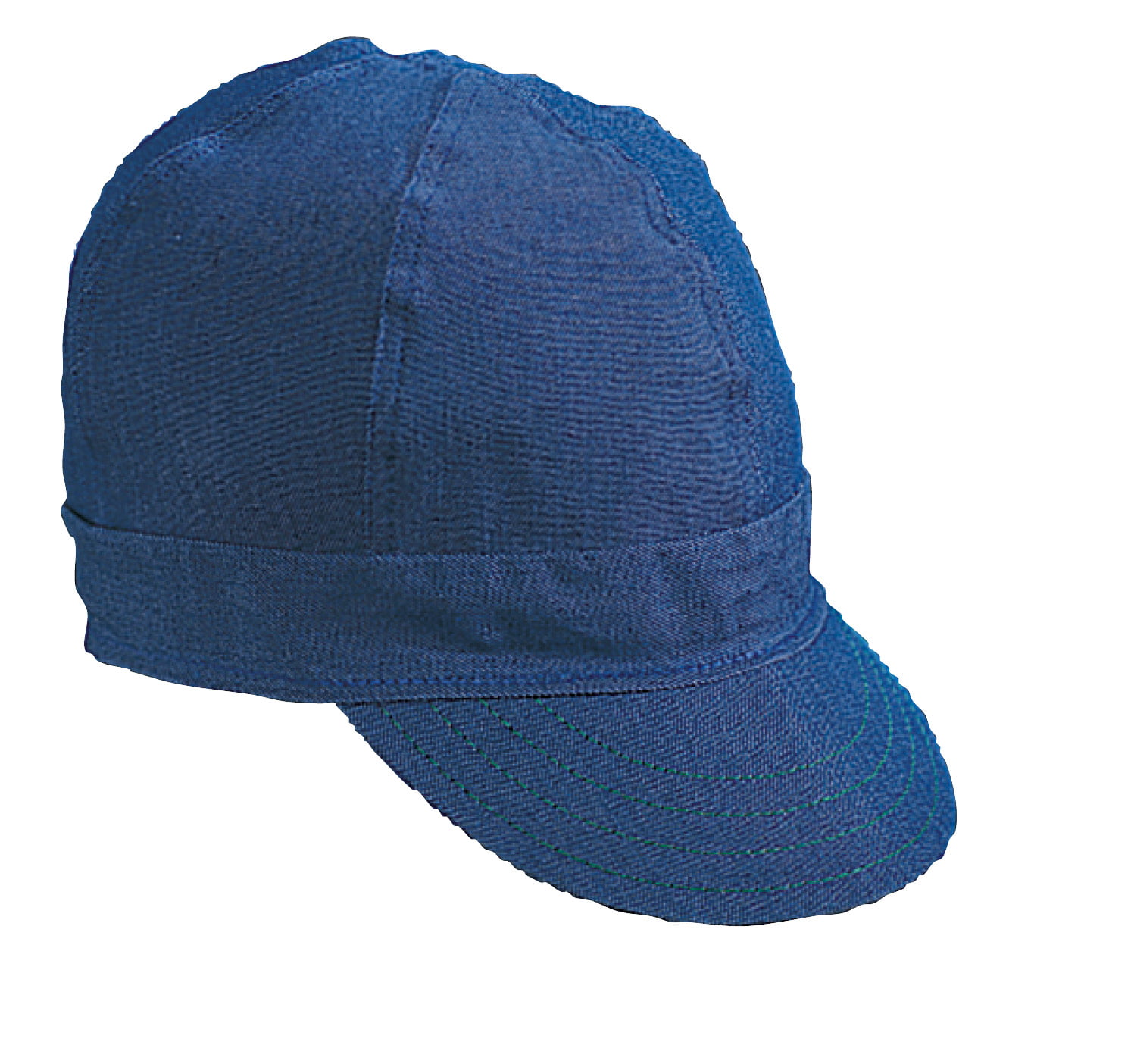 Kromer Blue Denim Style Welder Cap, Cotton, Length 5