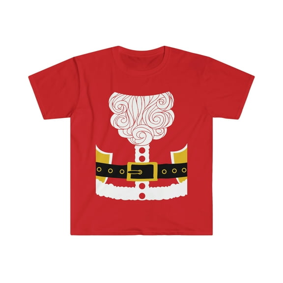 Santa Claus Costume Unisex T-shirt S-3XL Christmas