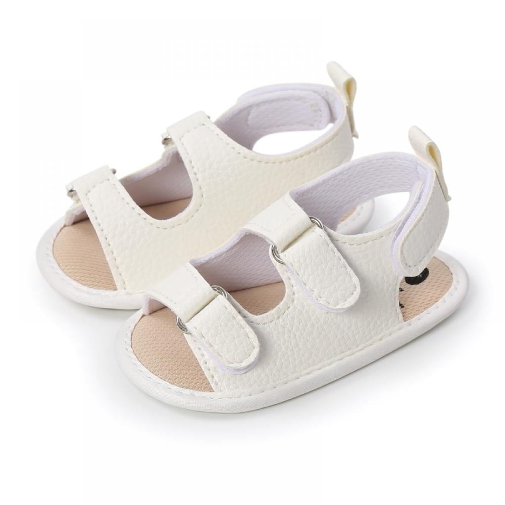 RVROVIC Baby Boys Girls Sandals Premium Infant Summer Outdoor Shoes PU Lightweight Soft Anti-Slip Sole Toddler Prewalker 