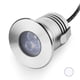 thumbnail image 1 of Luces subacuáticas, 3 W, 12 V-24 V CC, IP68 a prueba de agua, acero inoxidable y aluminio, para piscinas enterradas (blanco frío, 6000 K), 1 of 5