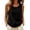 *Black, variant on VBVC Women's Cotton Linen Crew Neck Tank Top , Loose Fit Summer Casual Blouse For Women , Ladies' Sleeveless Plain Shirt with Pockets,Beige,S-2XL