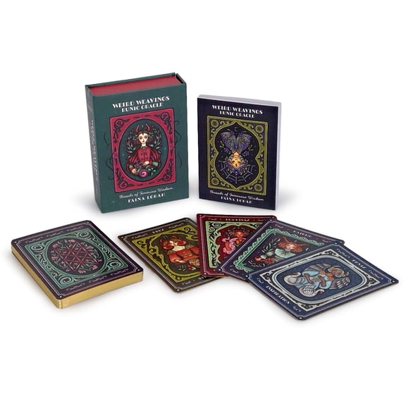 Weird Weavings Runic Oracle: Threads of Feminine Wisdom (Oracle Kit Box Set with 24 Cards and Guide Book), (Paperback)
