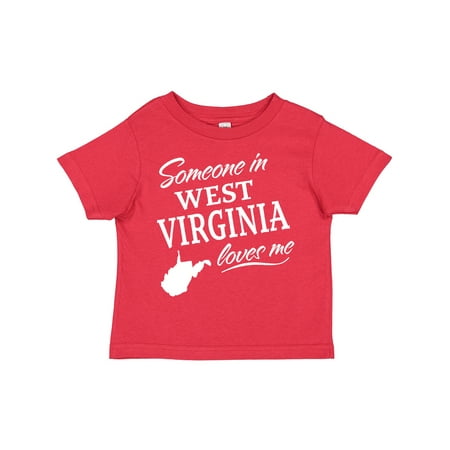

Inktastic Someone in West Virginia Loves Me Gift Toddler Boy or Toddler Girl T-Shirt