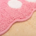 thumbnail image 3 of Alfombra de baño antideslizante absorbente 40 x 60 cm - violeta, diseño de pies grandes, poliéster absorbente, forma creativa, 3 of 5