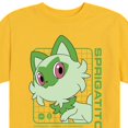 thumbnail image 3 of Pokémon - Sprigatito Stats - Youth Short Sleeve Graphic T-Shirt, 3 of 5
