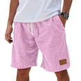 thumbnail image 2 of Men's Linen Shorts Casual Elastic Waist Drawstring Summer Beach Vacation Yoga Golf Shorts with Pockets, 2 of 7