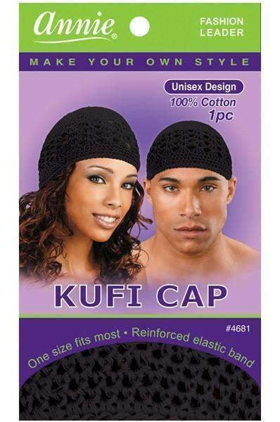 Annie Kufi Cap - Black #4681 | Walmart 