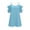 #0322-Light Blue, variant on Uootdi Womens Shift Dresses Cold Shoulder Ruffle Sleeve Solid Color Loose Fit Mini Dresses Casual Dresses Boho Style Gift