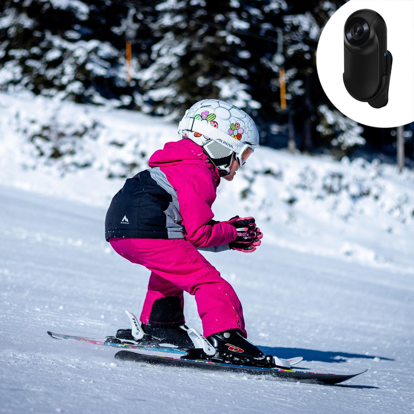 Mini Body Camera with Audio & Video Recording, Portable Wearable Action Camera, Hands-Free POV Recorder for Vlogging, Travel, Pets, Cycling, and Motorcycle Adventures