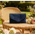 thumbnail image 3 of Kwuty Clutch Purse for Women Evening Bag Evening Purses Wedding Party Purses Clutch Bag Velvet Suede Pleated, 3 of 6