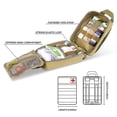 thumbnail image 5 of Riñoneras tácticas de primeros auxilios, riñonera militar compacta, riñonera multifuncional para camping, senderismo y ciclismo., 5 of 5
