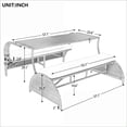 thumbnail image 2 of Patio 7-Piece Traditional All-Weather Outdoor Cast Aluminum Dining Set | Black | Aluminium, 2 of 20