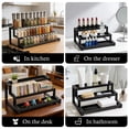 thumbnail image 4 of Godance 3-Tier Spice Rack Organizer for Kitchen Cabinet or Pantry, 16"-29" Expandable Spice Organization Shelf, Seasoning Organizer, Metal Display Shelf, Slip-Resistant Design for Jars and Bottles, 4 of 7